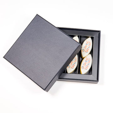 Boîte carré Noire 6 calissons - Le Good Biscuit