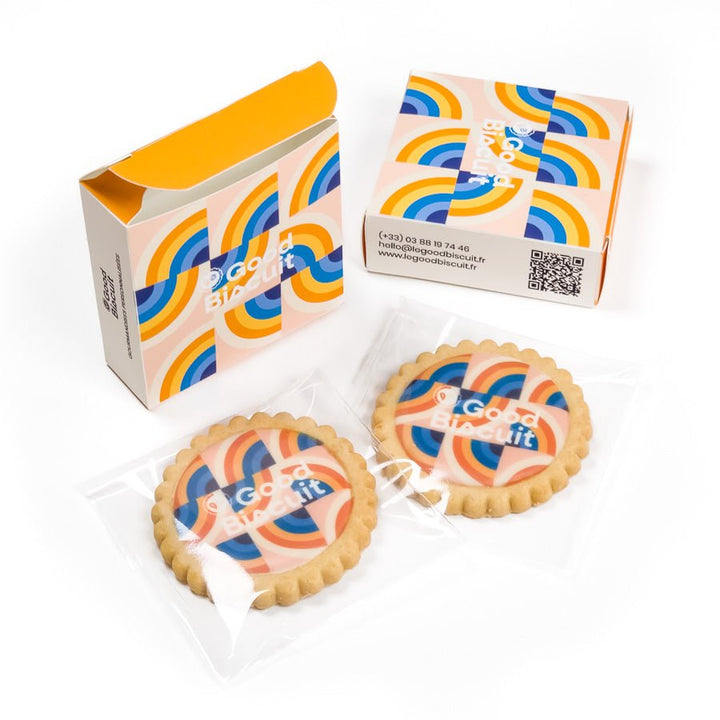 Boîte personnalisable de 1 ou 2 biscuits - Le Good Biscuit