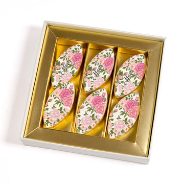 Coffret luxe Crème de 6 calissons - Fleurs Vintage - Le Good Biscuit