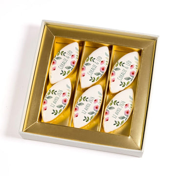 Coffret luxe 6 calissons personnalisés - Herbier - Le Good Biscuit
