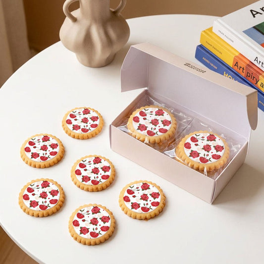 Coffret 10 biscuits Prêt à offrir - Roses - Le Good Biscuit