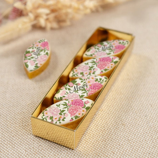 Boîte de 4 Calissons - Fleurs Vintage - Le Good Biscuit