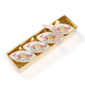 Boîte de 4 Calissons - Fleurs - Le Good Biscuit