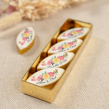 Boîte de 4 Calissons - Fleurs - Le Good Biscuit