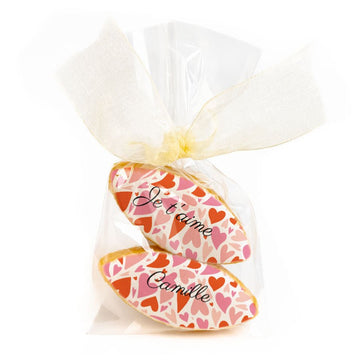 2 Calissons personnalisés - Cœurs - Le Good Biscuit