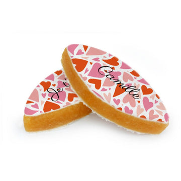 2 Calissons personnalisés - Cœurs - Le Good Biscuit
