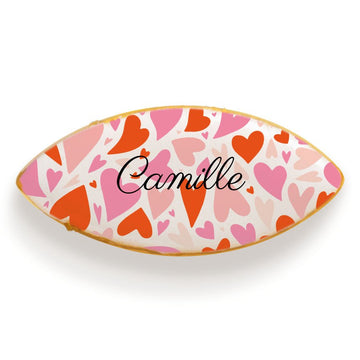 Coffret luxe Crème de 6 calissons personnalisés - Cœurs - Le Good Biscuit