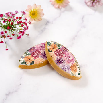 2 Calissons personnalisés - Romance Parme - Le Good Biscuit