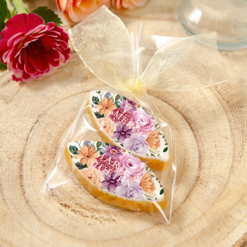 2 Calissons personnalisés - Romance Parme - Le Good Biscuit