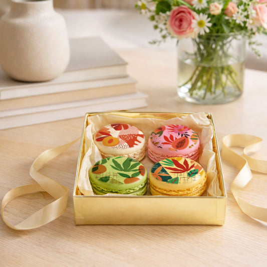 Coffret 4 macarons Prêt à offrir - Kanoa