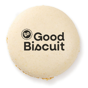 Coffret 4 macarons personnalisés - Logo - Le Good Biscuit