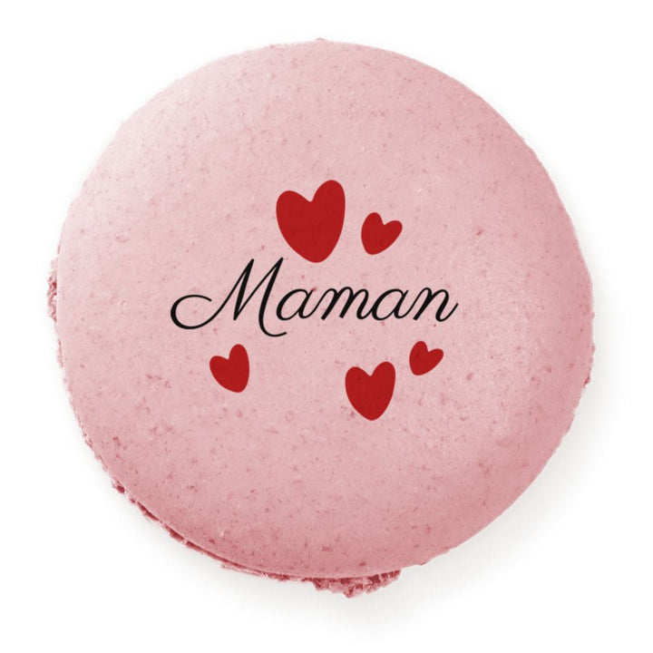 Coffret 4 macarons personnalisés - Bonne fête Maman - Le Good Biscuit