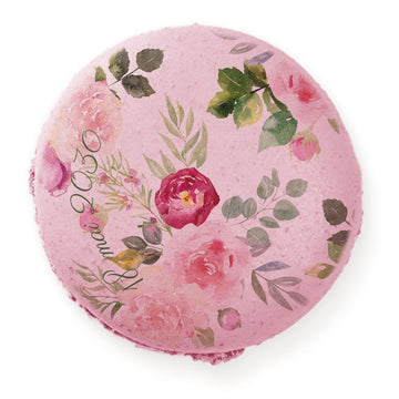 Coffret 4 macarons personnalisés - Roseraie - Le Good Biscuit